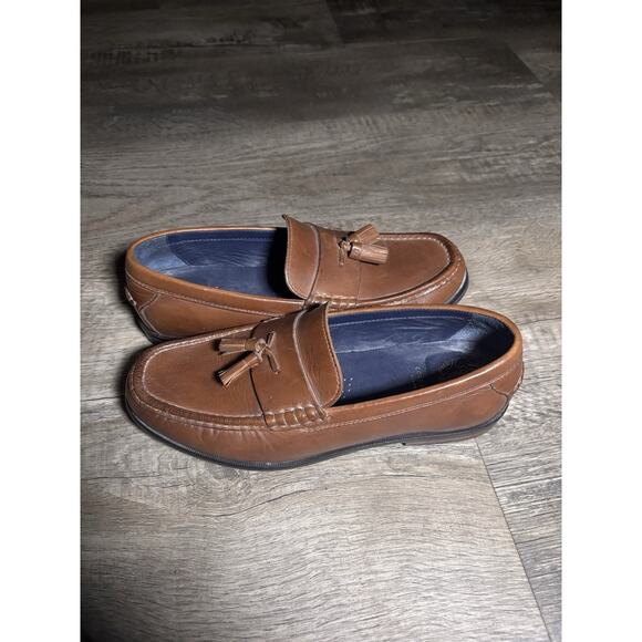 Cole Haan Men\'s Pinch Tassel loafers in a brown leather Size 8 main image 6